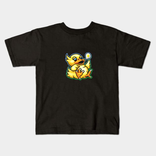 Fat Chocobo Kids T-Shirt by Kari Likelikes